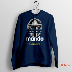 Art Adidas Three Stripes Mando Helmet Navy Hoodie