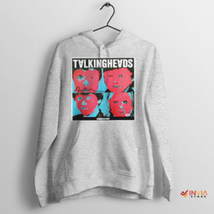Artistic Talking Heads Remain in Light Sport Grey Hoodie