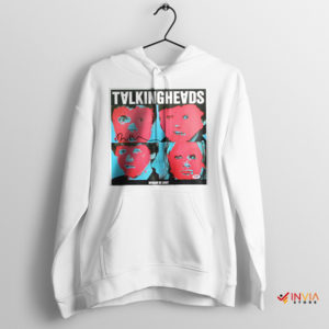 Artistic Talking Heads Remain in Light White Hoodie
