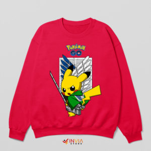 Attack on Pikachu Titan Style Sweatshirt