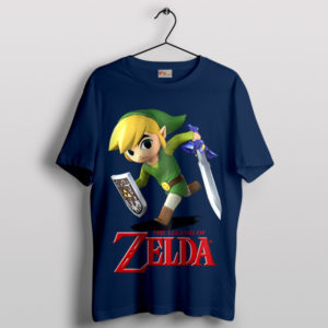 Awaken the Hero Zelda Link's Navy T-Shirt