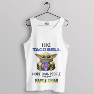 Baby Yoda's Journey to Taco Bell Tank Top