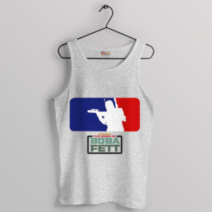 Baseball Beskar Major League Boba Fett Sport Grey Tank Top
