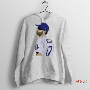Baseball Emotions Dodgers' Joe Kelly Sport Grey Hoodie