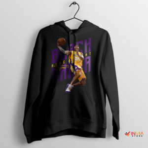 Basketball Maestro Kobe Dunk Art Black Hoodie