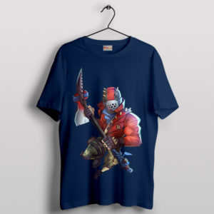 Battle-Ready Royalty Rust Lord Navy T-Shirt