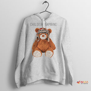 Bear Hug Rhythms Childish Gambino Sport Grey Hoodie