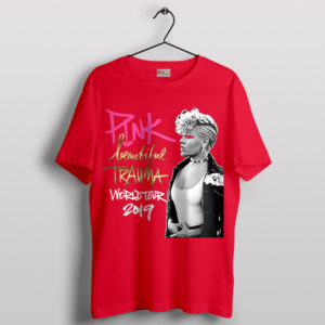 Beautiful Trauma Journey Pink Music Red T-Shirt