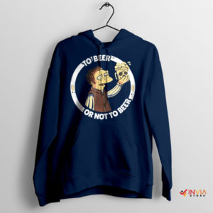 Beer Bard Homer's Liquid Literature Navy Hoodie