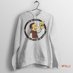 Beer Bard Homer's Liquid Literature Sport Grey Hoodie