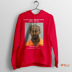 Behind the Bars Playboi Carti Red Hoodie