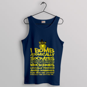 Blast Wu-Tang Clan I Bomb Atomically Navy Tank Top