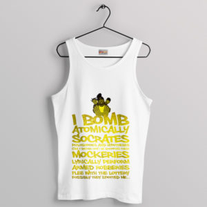 Blast Wu-Tang Clan I Bomb Atomically White Tank Top