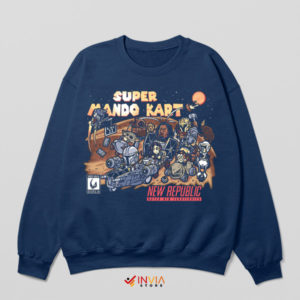 Bounty Racers Mario Kart x Mando Navy Sweatshirt