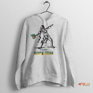 Bounty of Blooms Mandalorian Banksy Hoodie