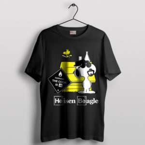 Breaking Beagle Walter White Snoopy Black T-Shirt