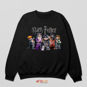 Brick-Bound Wizards Harry Potter Black Sweatshirt