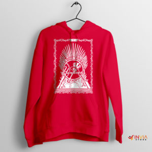 Bronx Seat of Power Yankees Throne Red Hoodie