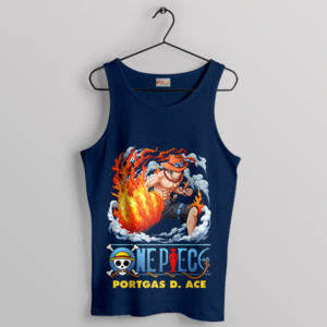 Burning Passion Ace Sword Fire Navy Tank Top