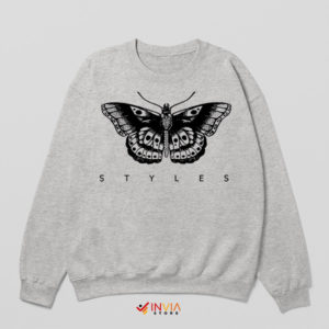 Butterfly Flying High Harry Styles Sport Grey Sweatshirt