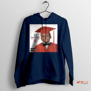 C4 Explosion Lil Wayne Album Cover Navy Hoodie