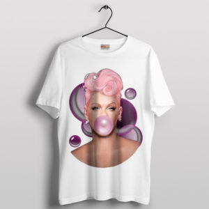 Candy Mementos Pink with Bubblegum White T-Shirt
