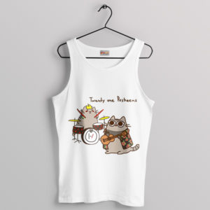 Cartoon Cat Twenty One Pusheens Tank Top