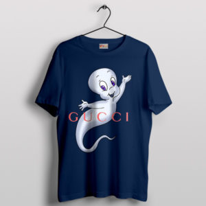 Casper Stylish Ghost Fashion Navy T-Shirt