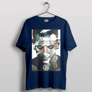 Castle of Glass Tribute RIP Chester Navy T-Shirt
