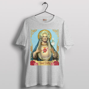 Celestial Savior Saint Dolly Parton Sport Grey T-Shirt