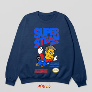 Chalmers Super Smash Steam Bros Navy Sweatshirt