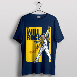 Champion of Chaos Freddie Kill Bill Navy T-Shirt