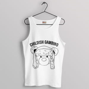 Childish Teddy Bear Face Gambino Tank Top