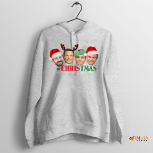 Chris Cheer Christmas Superheroes Sport Grey Hoodie