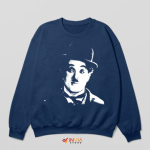 Classic Chaplin Timeless Face Navy Sweatshirt