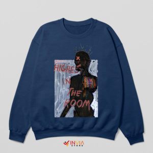 Cloud Surfer Highest In The Room Navy Sweatshirt