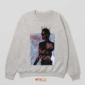 Cloud Surfer Highest In The Room Sport Grey Sweatshirt