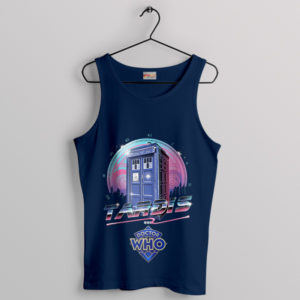 Cosmic Coolness Rad-TARDIS Time Navy Tank Top