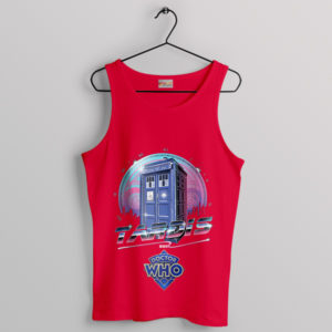 Cosmic Coolness Rad-TARDIS Time Red Tank Top