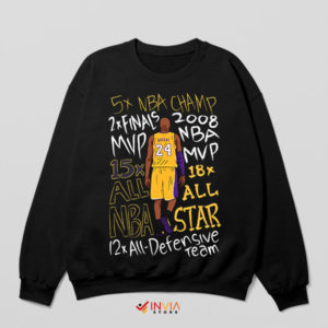 Court Conqueror Kobe Mamba Accolades Sweatshirt