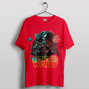 Dark Bloom Darth Vader Roses Red T-Shirt
