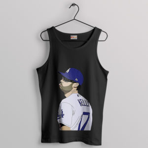 Dodgers Demeanor Joe Kelly Pout Black Tank Top