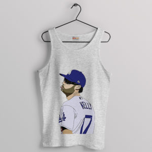 Dodgers Demeanor Joe Kelly Pout Sport Grey Tank Top