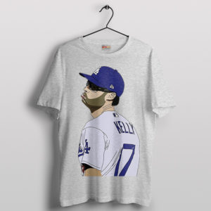 Dodgers' Pout Master Joe Kelly Sport Grey T-Shirt