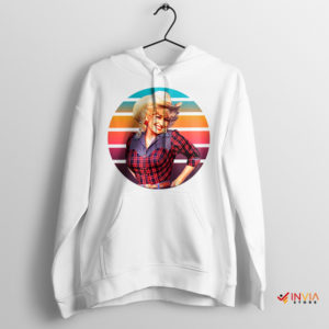 Dolly Parton's Timeless Sexy Style White Hoodie