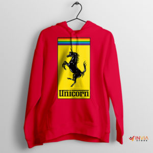 Dream Rides Unicorn Pride Logo Hoodie