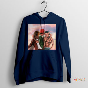 Dreams Juice WRLD Wishing Well Navy Hoodie