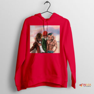 Dreams Juice WRLD Wishing Well Red Hoodie