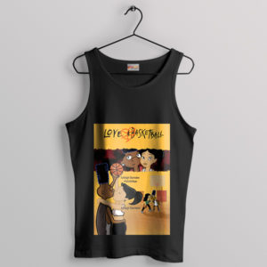 Dribble with Love Basketball Romance Black Tank Top