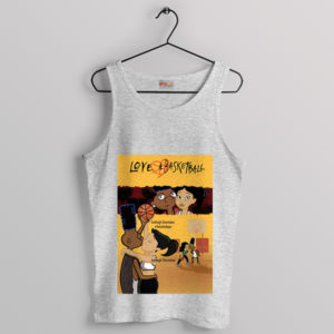 Dribble with Love Basketball Romance Sport Grey Tank Top